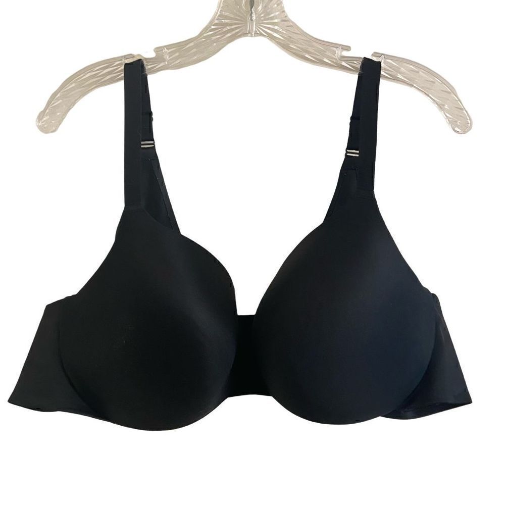 Cacique Lined Underwire Bra Black Size 46C